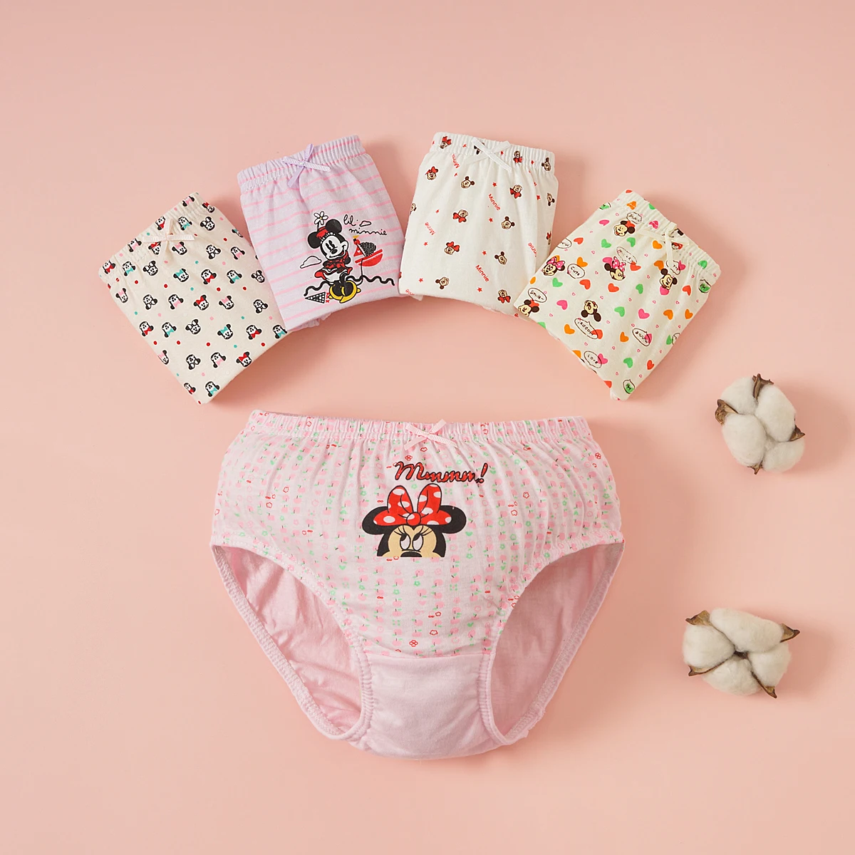 Ropa interior de algodón para niños y niñas – Minnie Mouse - imagen 5