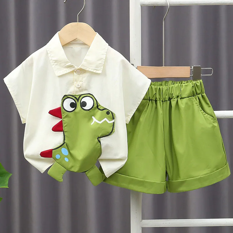 Conjunto de verano para niño: camiseta y pantalón corto