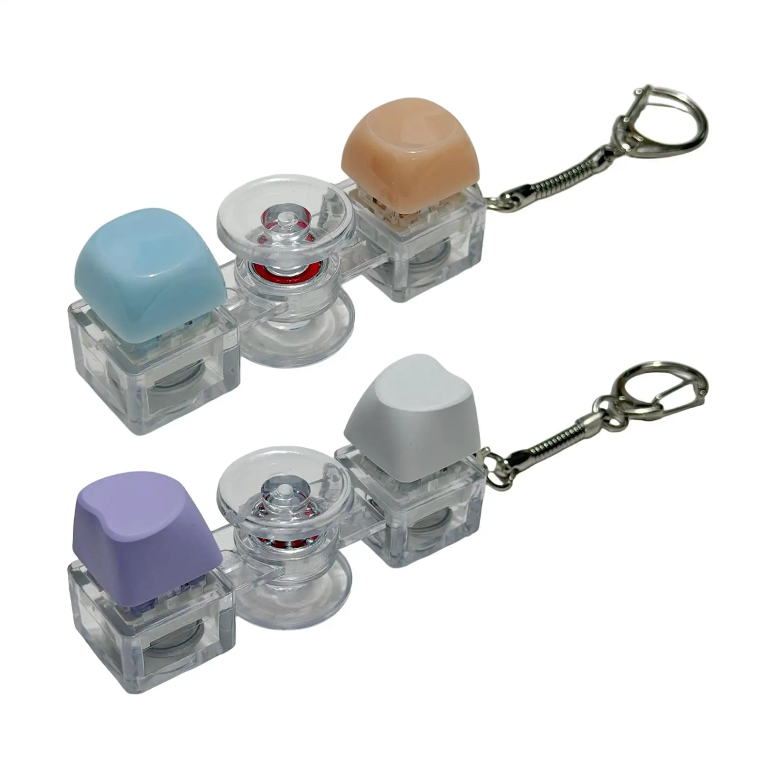Juguete antiestrés con llavero sensorial luminoso para calmar