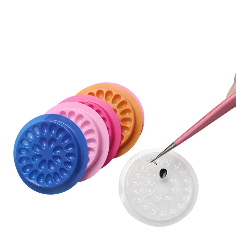 vvocci Paleta para pegamento de pestañas extensiones - imagen 5