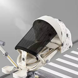 Cochecito de bebé ligero plegable con absorción de impacto
