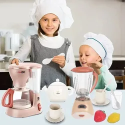 Juego de cocina infantil con licuadora y cafetera – Sonidos y luces