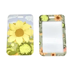 Identificador escolar floral con llavero y campana – Niño