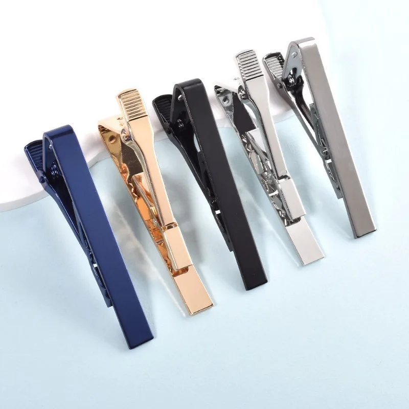 Clip de corbata latón minimalista para hombre – Regalo elegante boda - imagen 5