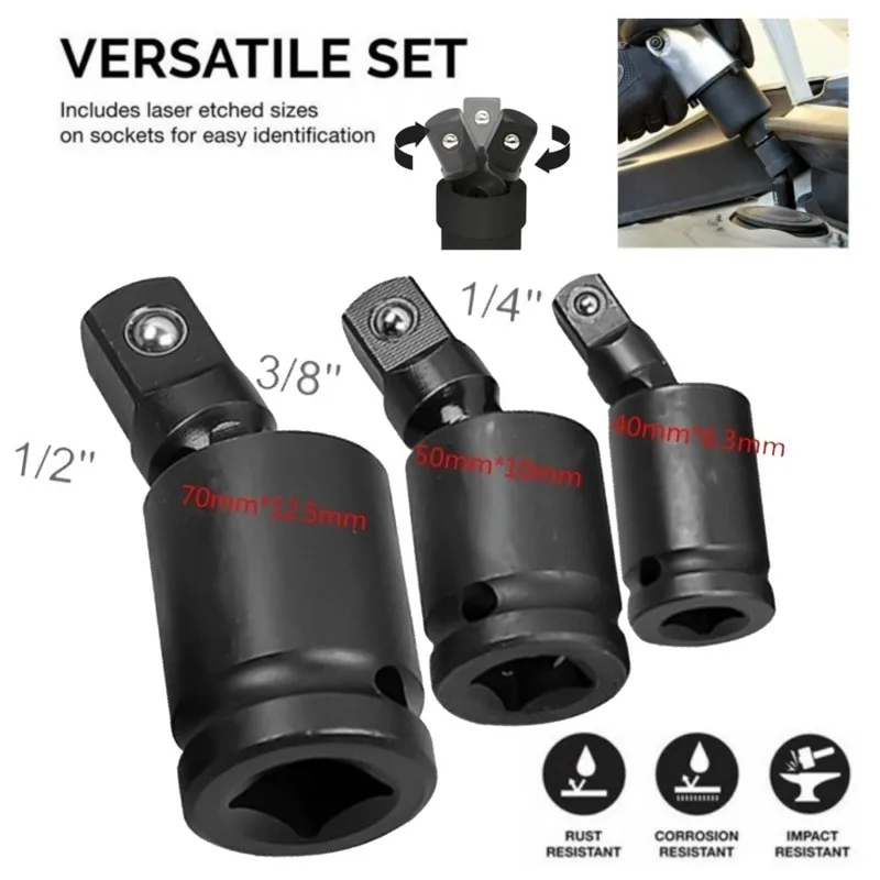 Adaptador de enchufe giratorio con junta articulada universal - imagen 3