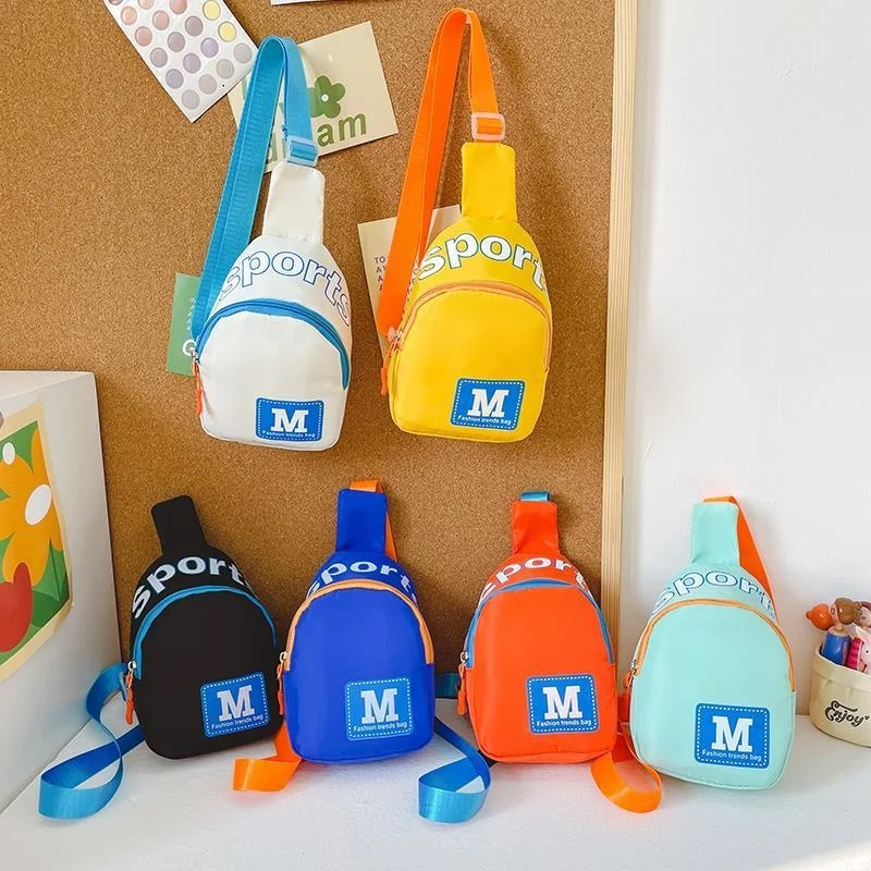 Bandolera cruzada deportiva con bolsillo para teléfono infantil