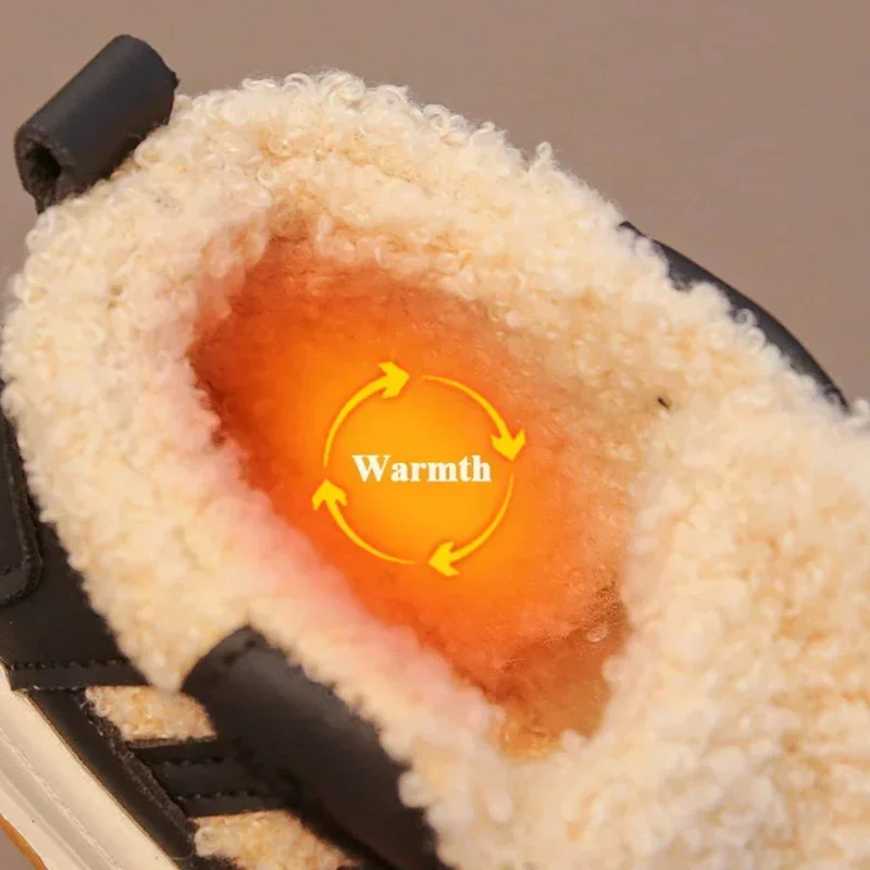 Botas de nieve térmicas acolchadas para niños y niñas - imagen 5