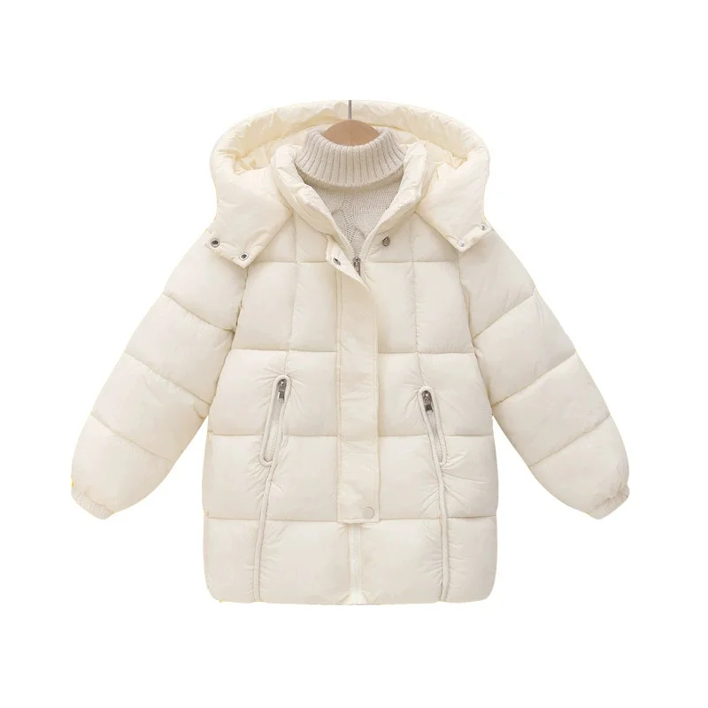 Chaqueta de plumón infantil acolchada de invierno con capucha parka - imagen 2