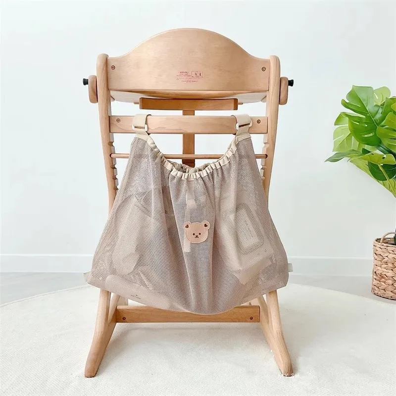 Bolsa pañales cochecito – Organizador de malla transpirable - imagen 2