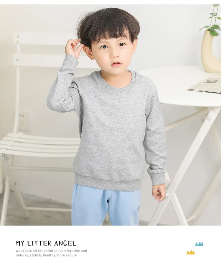 Tabla de medidas de la sudadera infantil