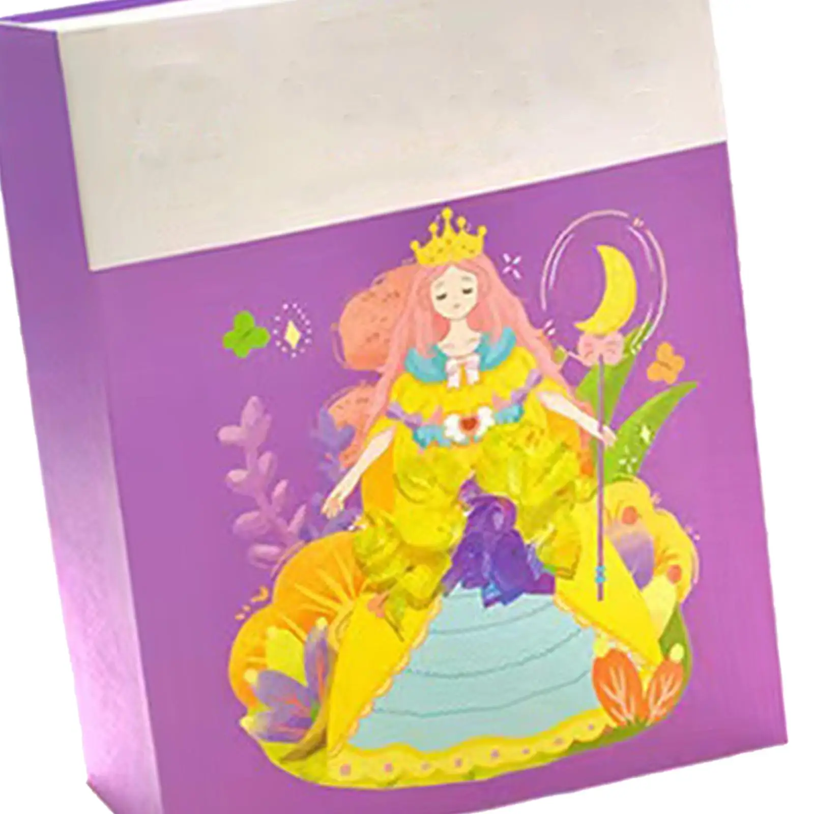 Libro de pegatinas princesas con actividades para tela perforada