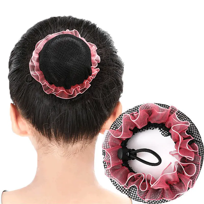 Accesorio de flores con cordón de malla