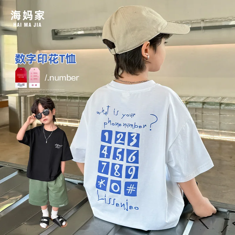 Camisetas holgadas de algodón para niños – estilo coreano