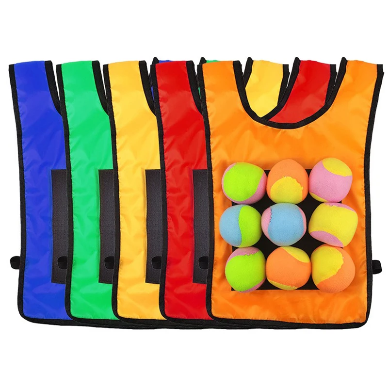 ZYF Chaleco infantil adhesivo con pelotas suaves para juegos - imagen 5
