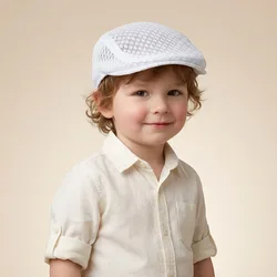 Sombrero de verano infantil retro de malla – para el sol