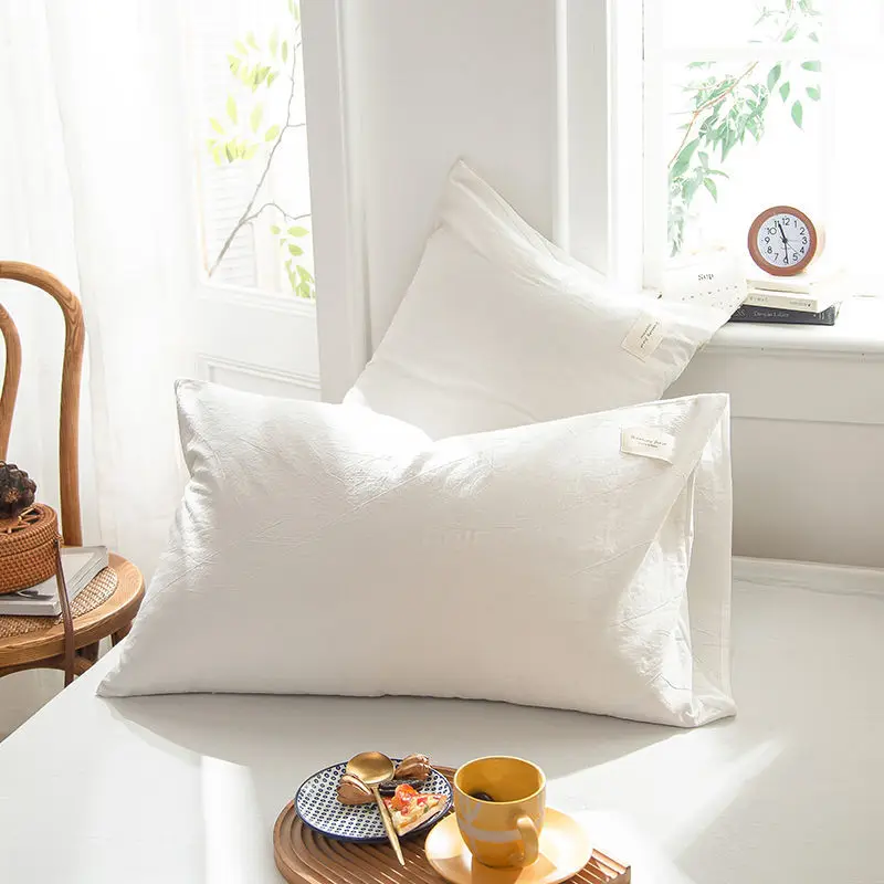 Funda de almohada a cuadros de algodón para todas las estaciones - imagen 4