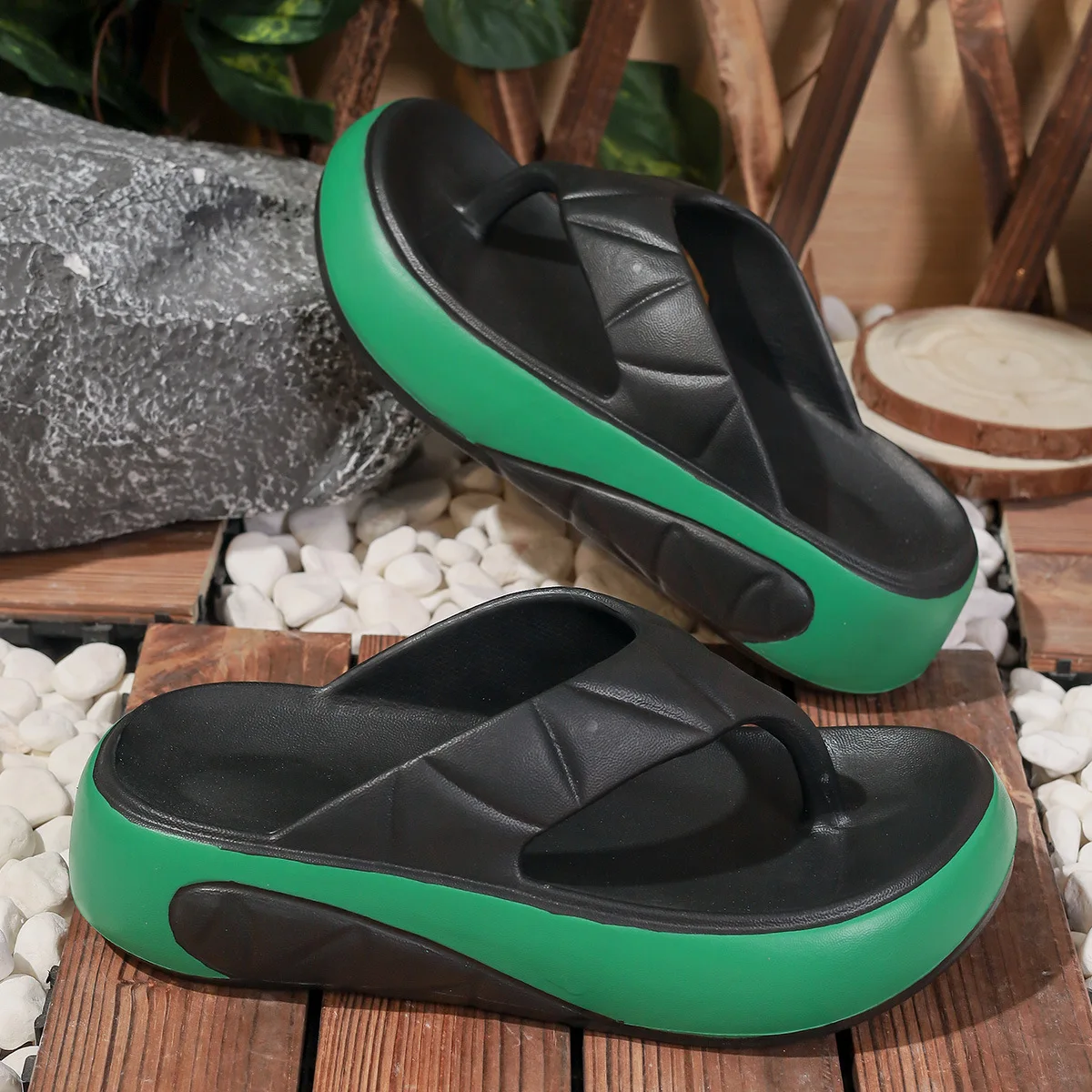 Chanclas de playa con plataforma de verano en EVA para niñas - imagen 2