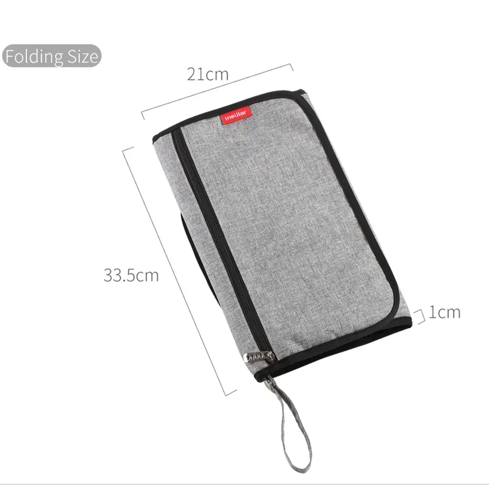 Cambiador portátil de pañales multifunción con funda impermeable - imagen 2
