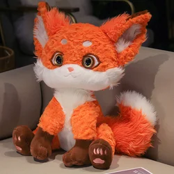 Peluche de zorro suave y esponjoso para niños, estilo tierno