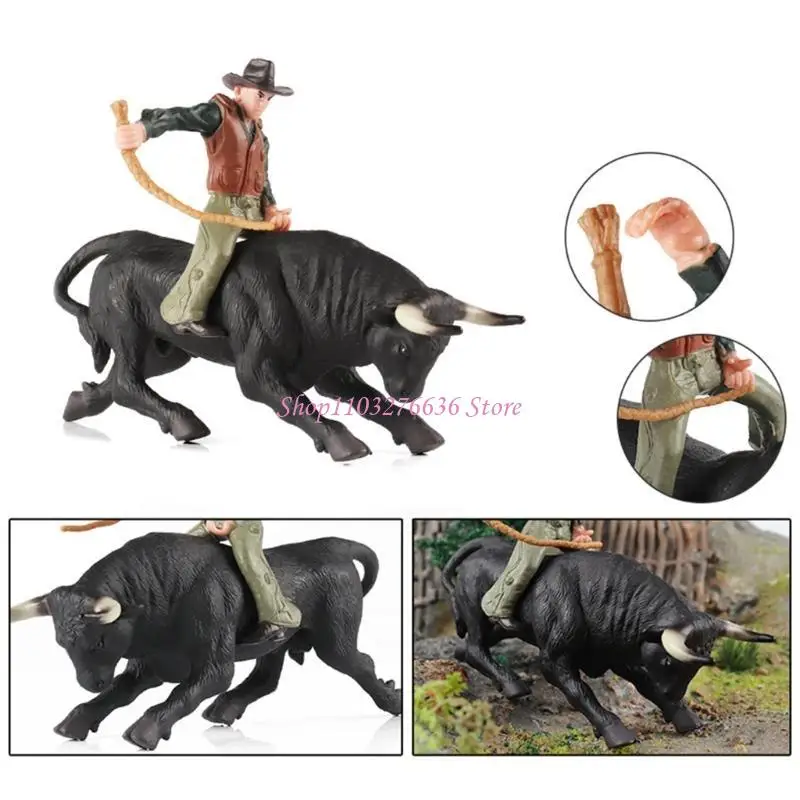 Figuras de torero y toro de simulación animal Matador español - imagen 3