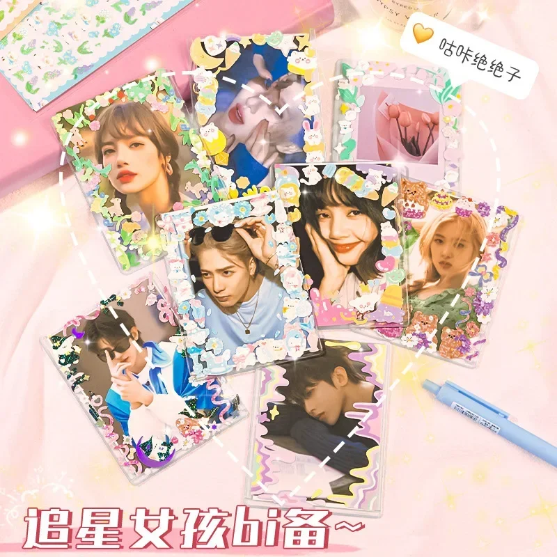 Tarjetero acrílico para identificación - Soporte para tarjetas Kpop - imagen 2
