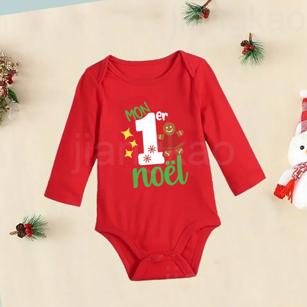 Body Papá Noel Bebé – Primera Navidad, Confort y Estilo Festivo - imagen 2