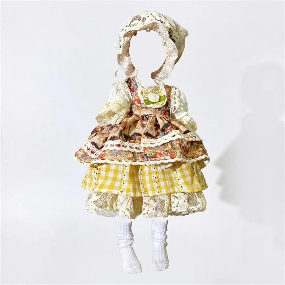Conjunto de ropa para muñeca 1/6 – Vestido y sombrero - imagen 2
