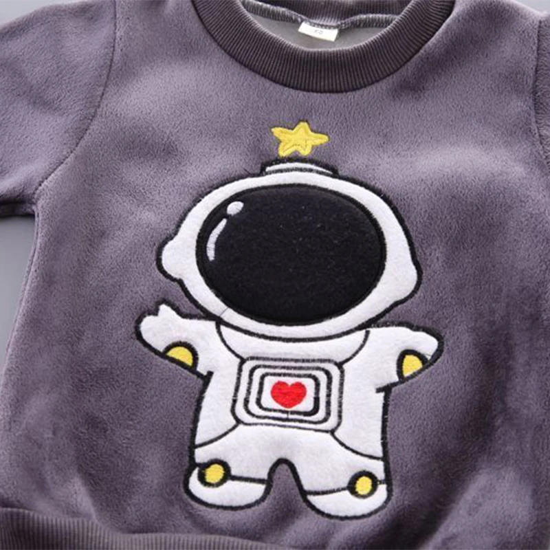 Conjunto forro polar bebé: chaleco con capucha y pantalón cálido - imagen 2