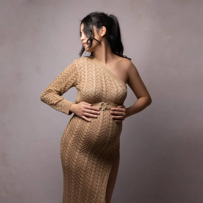 Look completo del vestido de maternidad