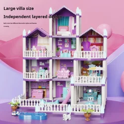Castillo LED para princesas – Casa de muñecas infantil con luces