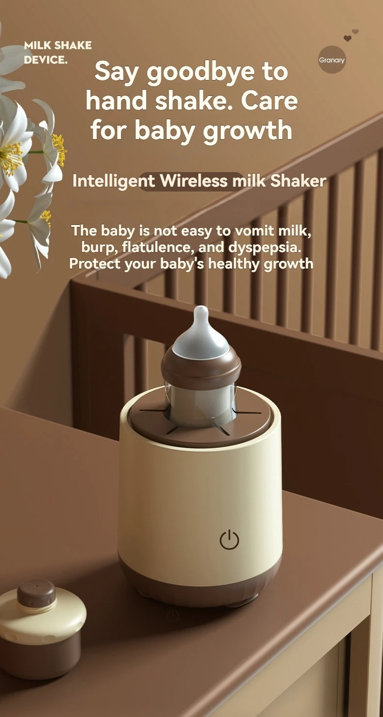 Coctelera eléctrica compacta para biberones