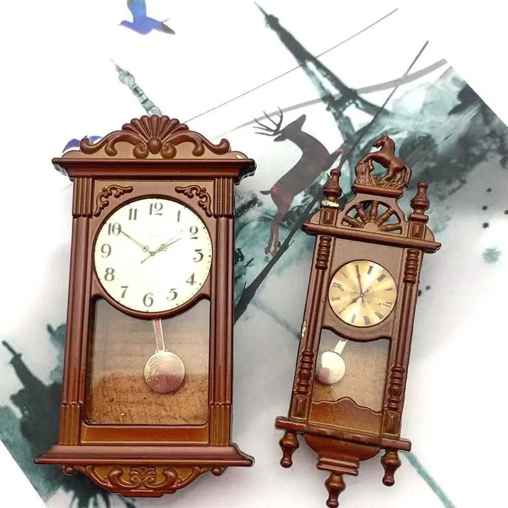 Reloj de pared mini decorativo para casita muñecas - imagen 3