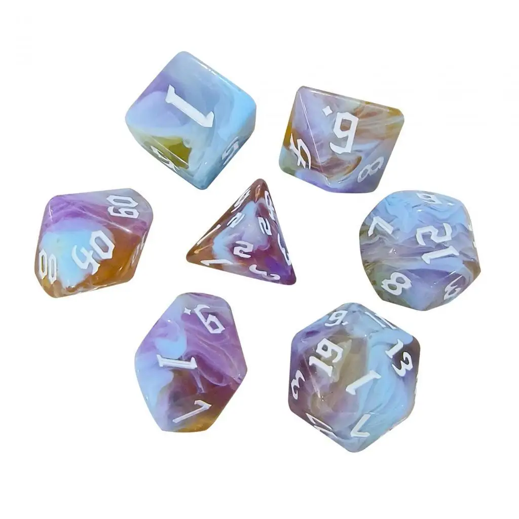 Dados poliédricos acrílicos para juegos de rol y mesa - imagen 4