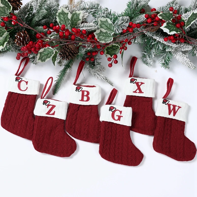 Conjunto de calcetines con letras del alfabeto