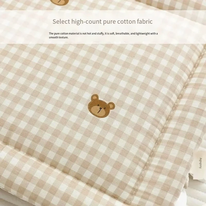 Barandilla para cama de bebé anticolisión de algodón suave - imagen 4