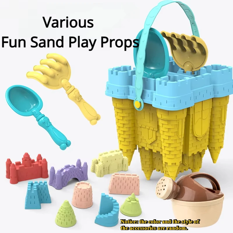 Set de playa para niños – castillo, cubo y pala de arena
