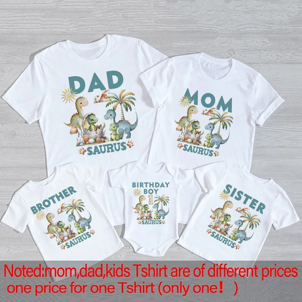 Conjunto familiar dinosaurio