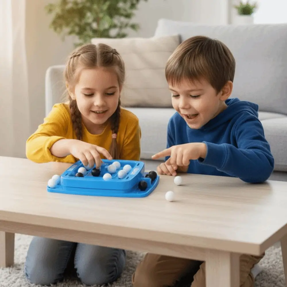 Juego de lógica blanco y negro: mesa estrategia rápida para niños - imagen 5