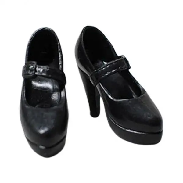 Zapatos para muñecas BJD con tacón alto de plástico para vestir - imagen 2