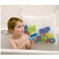 Bolsa malla para juguetes de baño bebé, organizador
