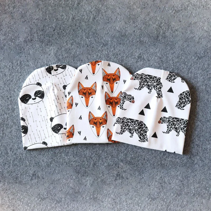 Gorros bebé primavera otoño Hip-hot con estampado de dibujos animados - imagen 5