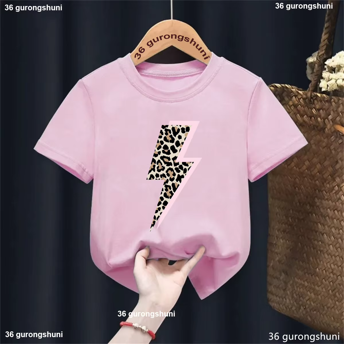 Camiseta leopardo para niños y niñas – Estilo divertido manga corta - imagen 4