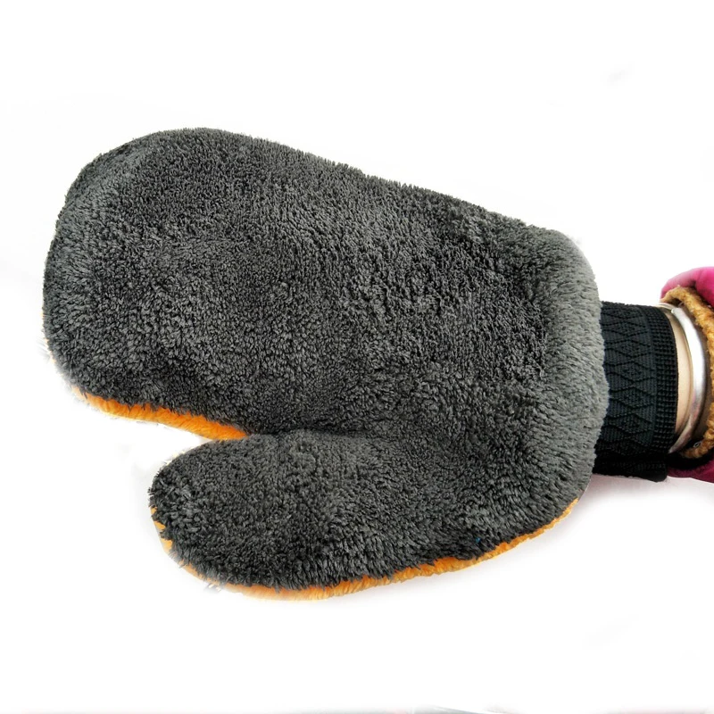 Guantes de limpieza en lana coral