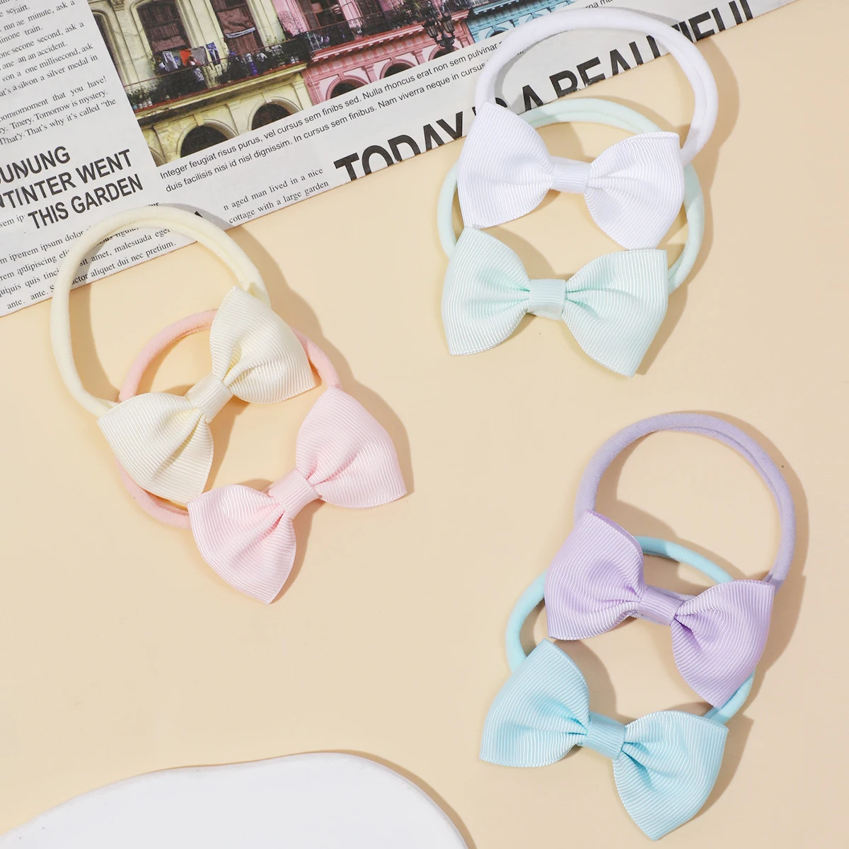 Diademas para bebé de lazo elástico – bandas para el pelo - imagen 3