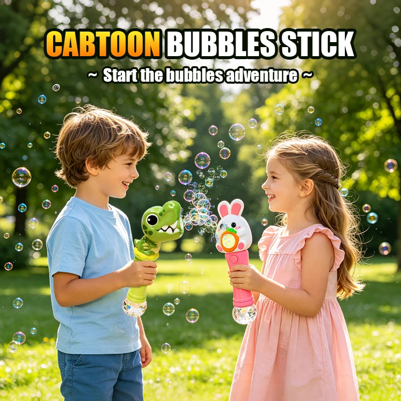 Pistola de burbujas automática para soplar, juego al aire libre - imagen 3