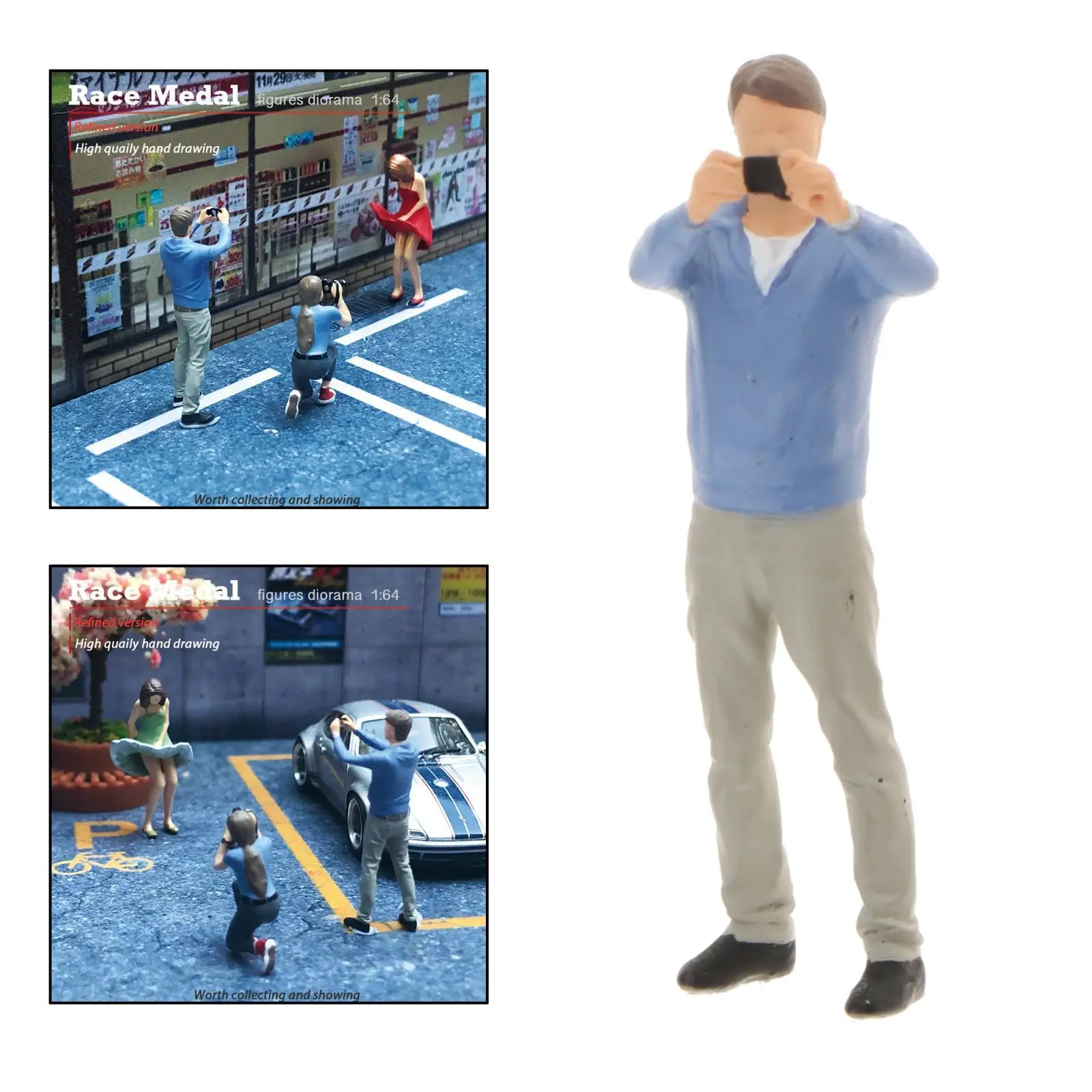 Figura de hombre 1:64 para diorama
