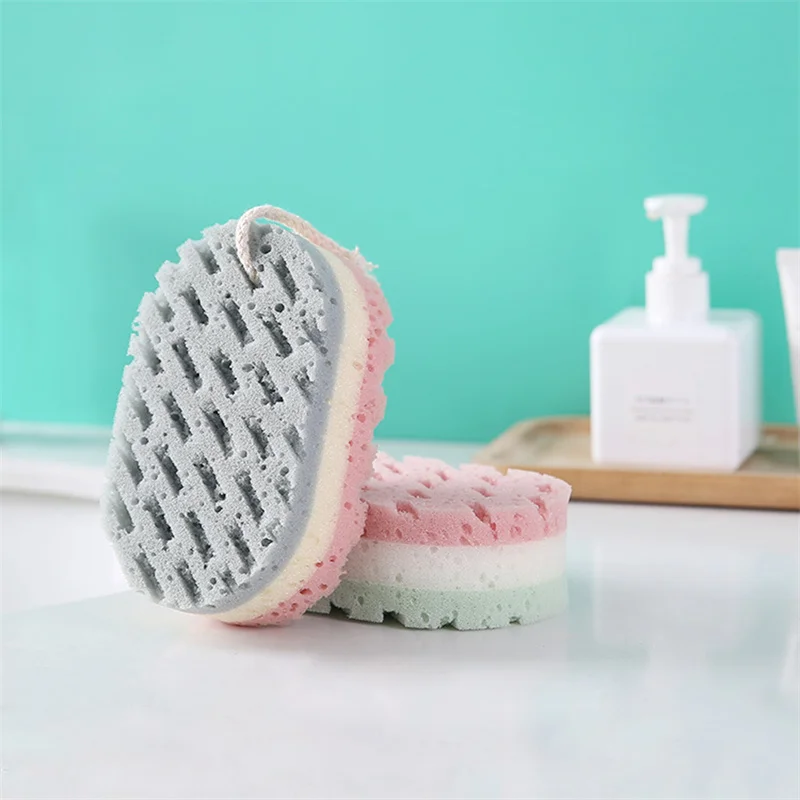 Cepillo de esponja exfoliante para cuerpo