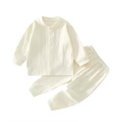 Conjunto térmico cárdigan y pantalón para bebé