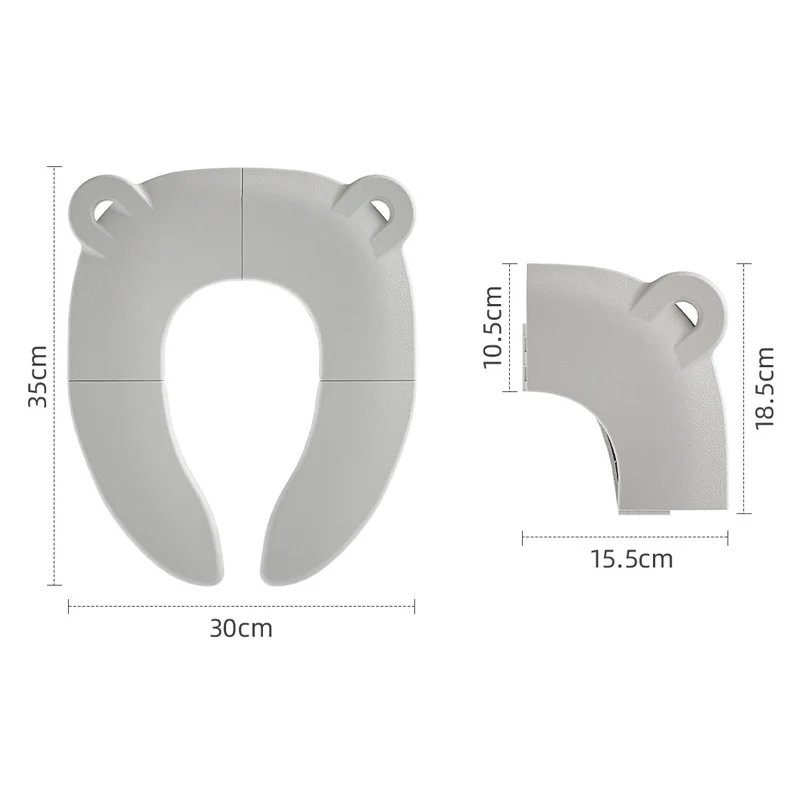 Tapete plegable asiento entrenamiento orinal bebé con bolsa - imagen 2