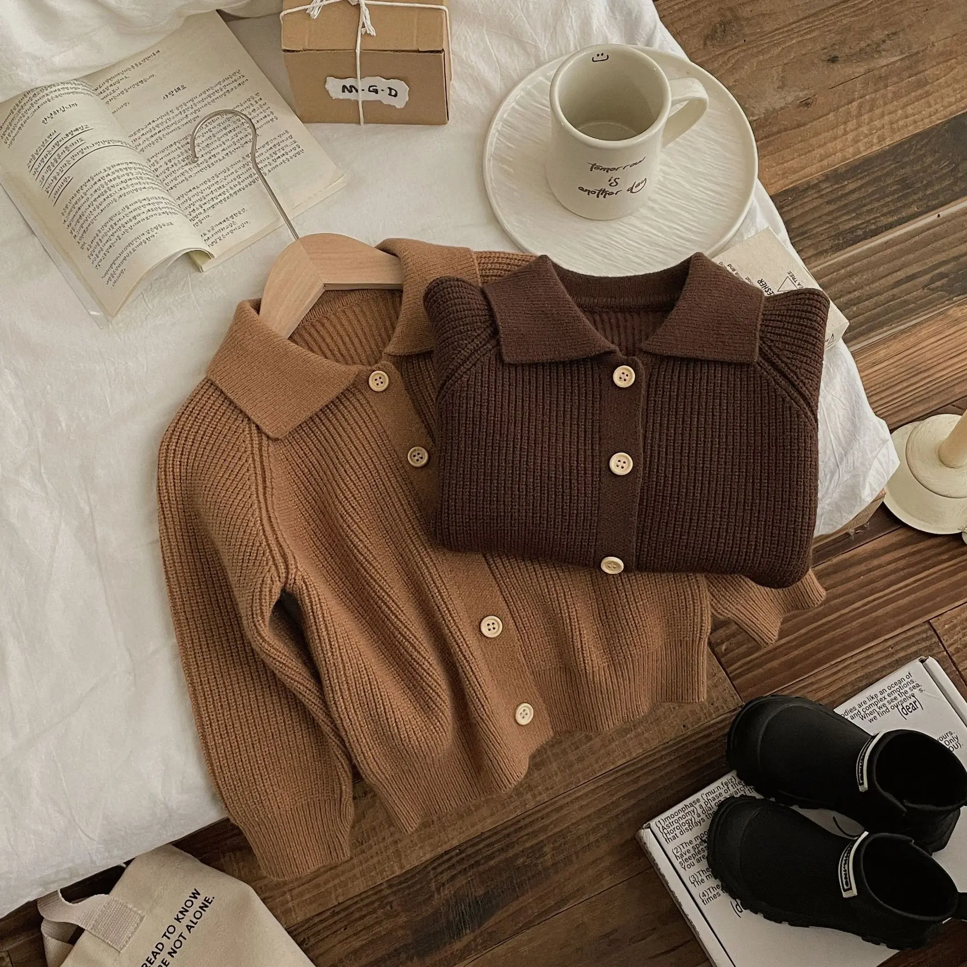 Vista del diseño para combinar en otoño y primavera